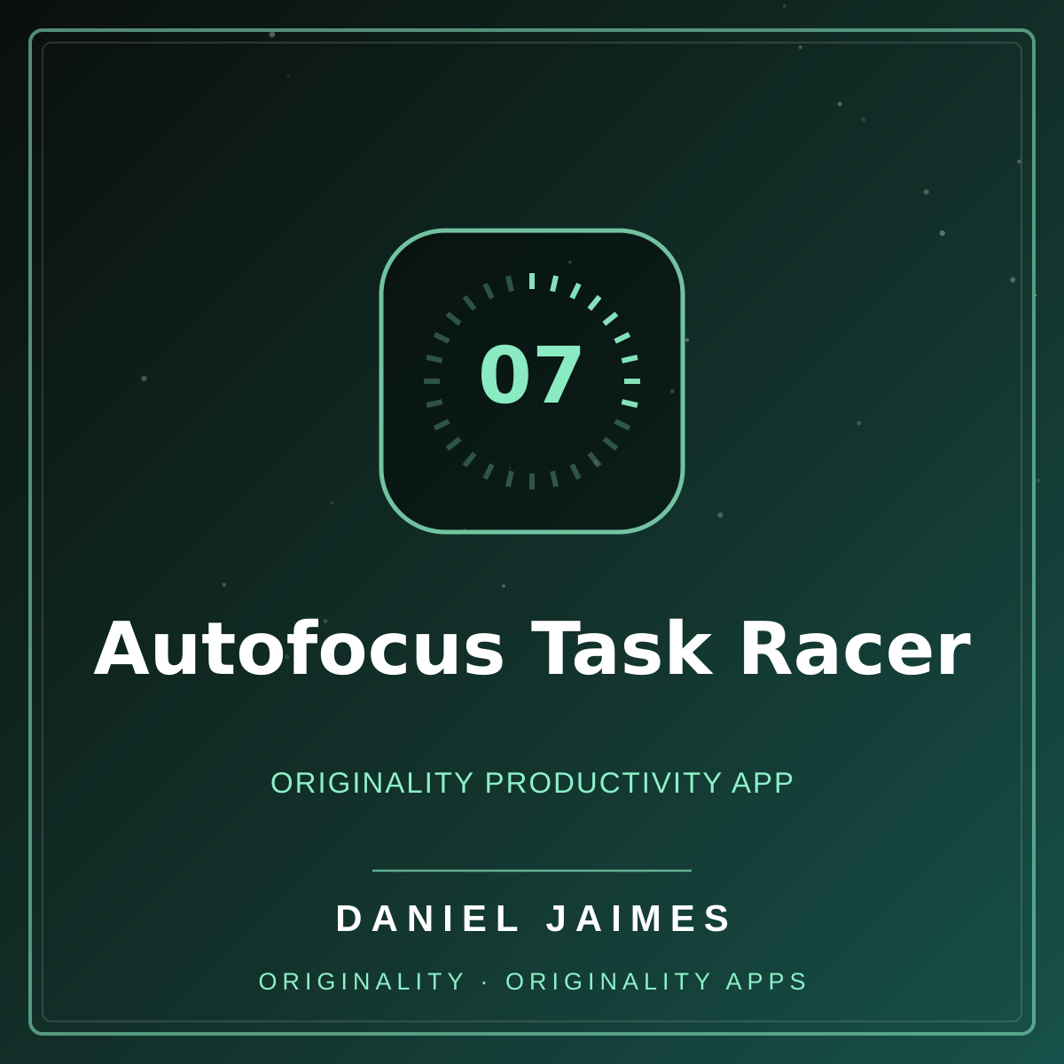 Autofocus Task Racer — Originality Productivity App