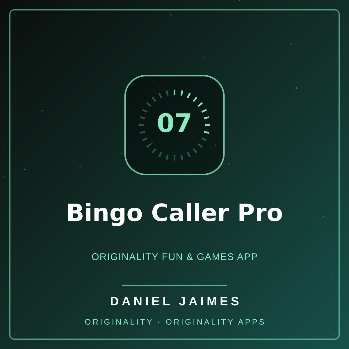Bingo Caller Pro — Originality Fun & Games App