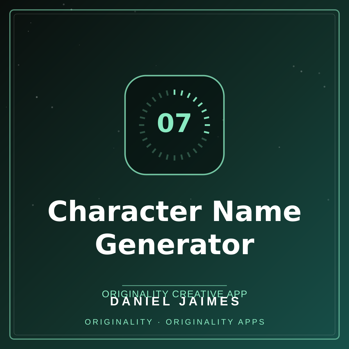 Character Name Generator — Originality Creative App