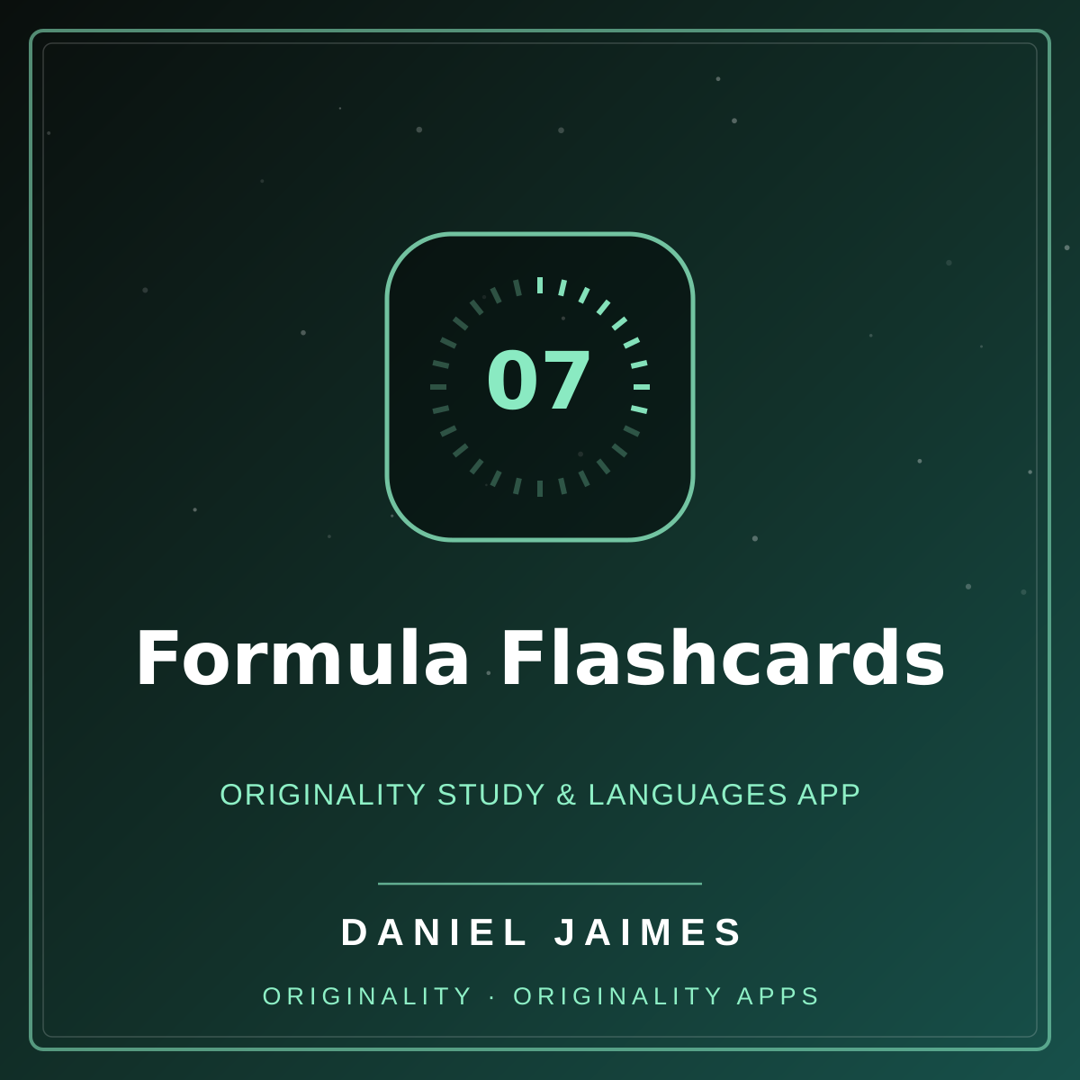 Formula Flashcards — Originality Study & Languages App