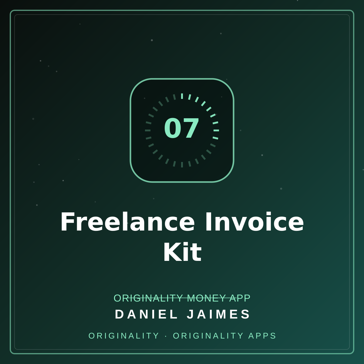Freelance Invoice Kit — Originality Money App