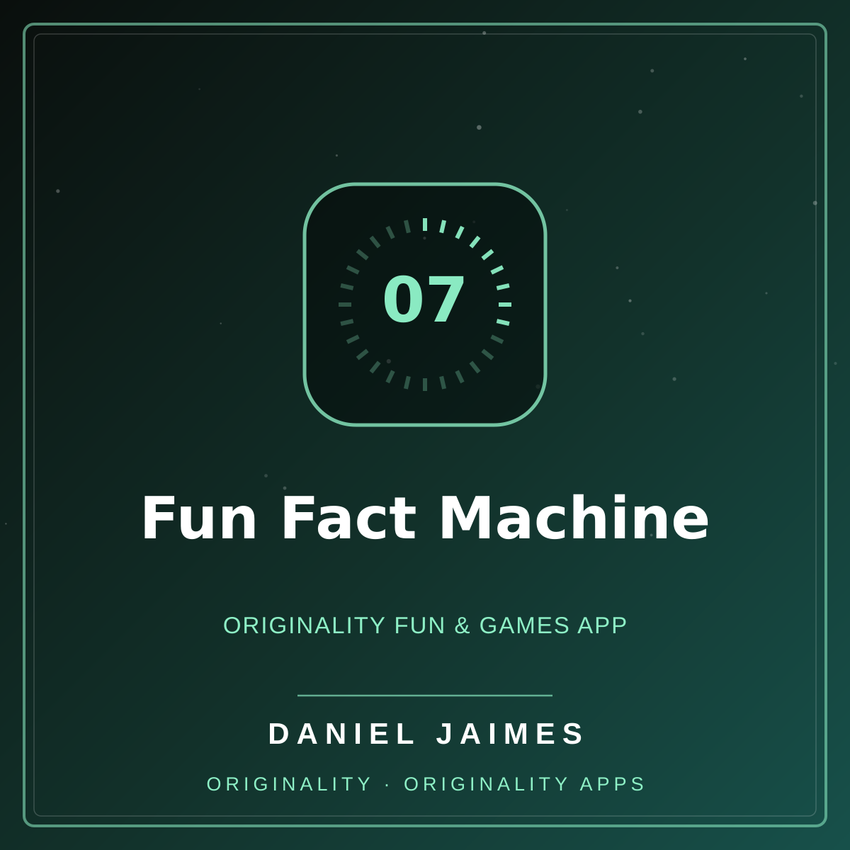 Fun Fact Machine — Originality Fun & Games App
