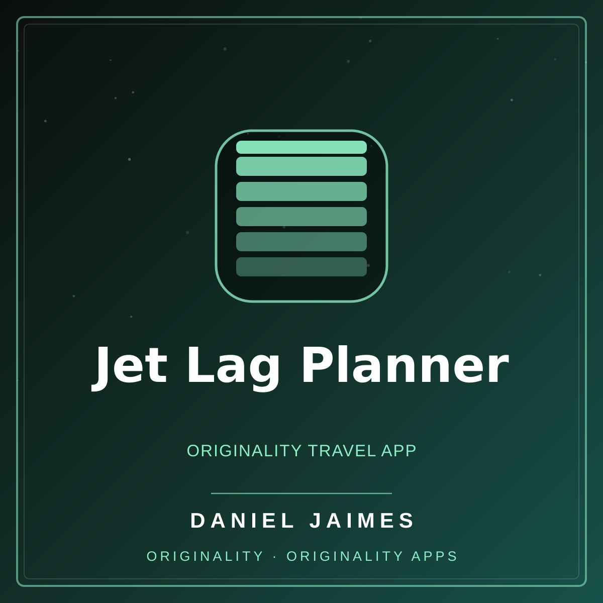 Jet Lag Planner — Originality Travel App