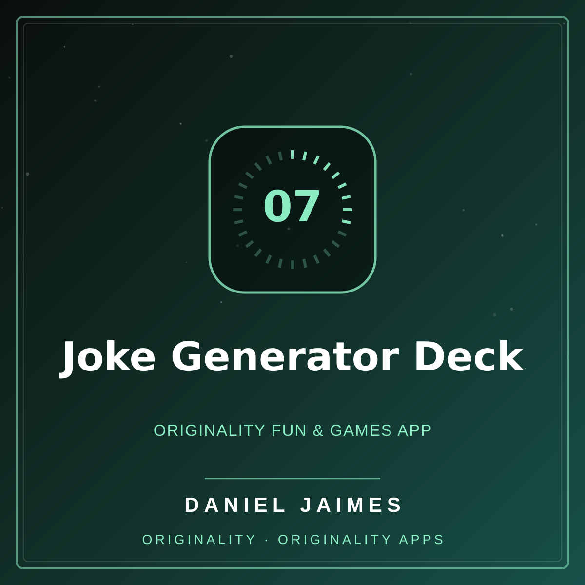 Joke Generator Deck — Originality Fun & Games App