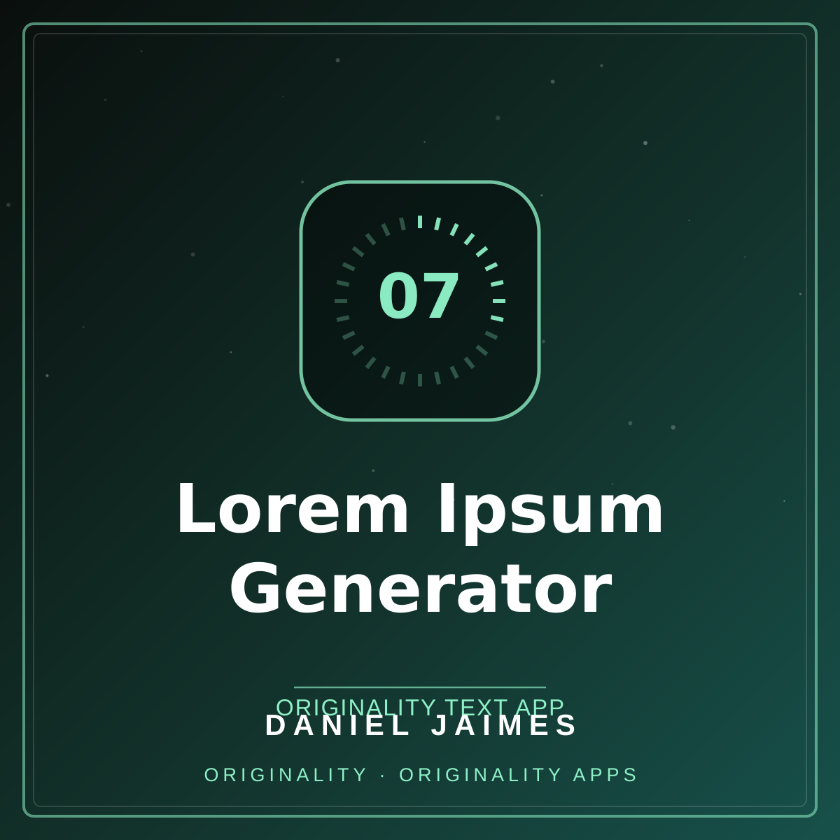 Lorem Ipsum Generator — Originality Text App