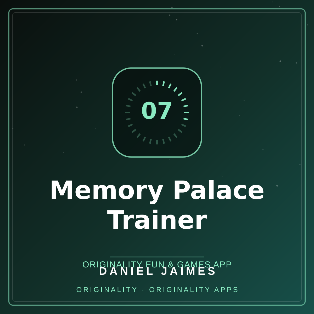 Memory Palace Trainer — Originality Fun & Games App