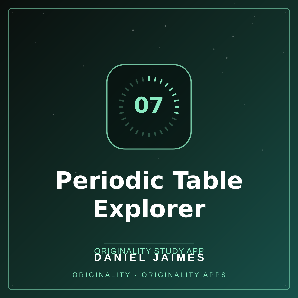 Periodic Table Explorer — Originality Study App