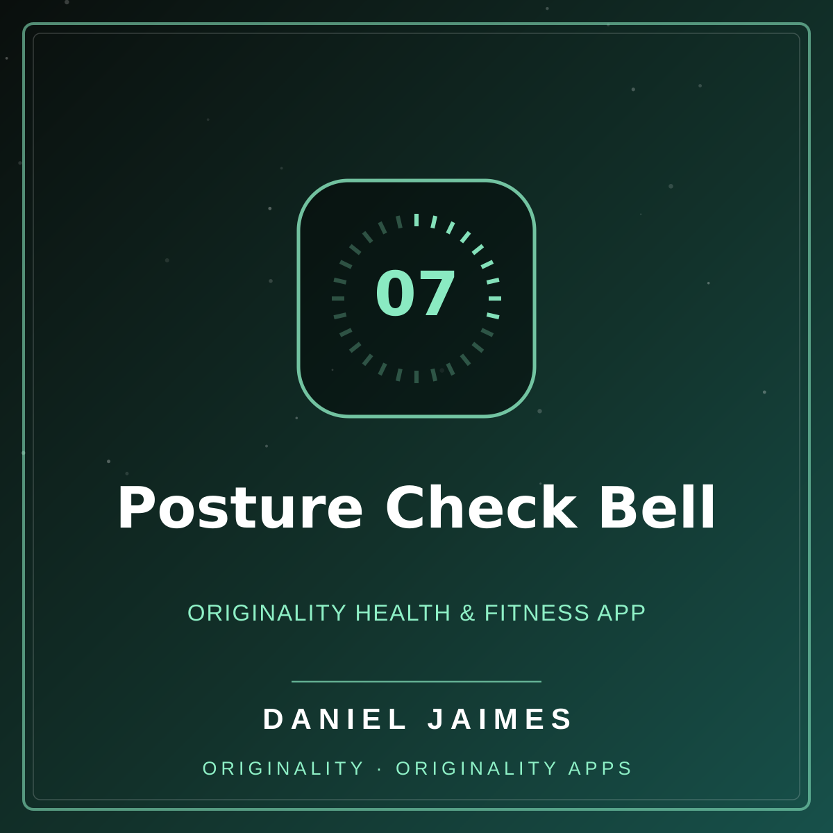 Posture Check Bell — Originality Health & Fitness App