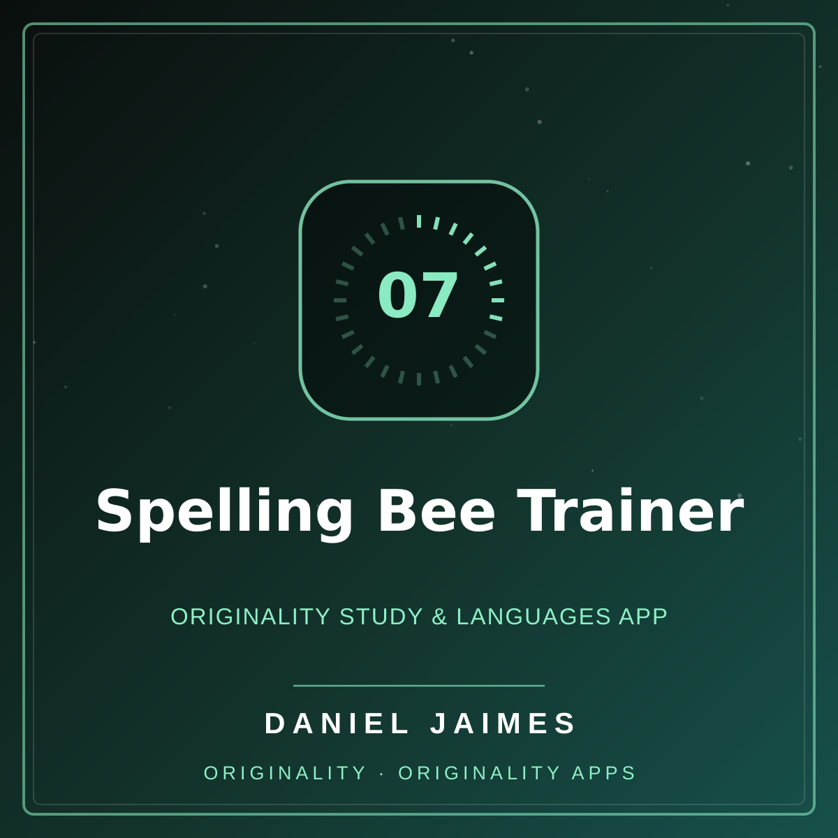 Spelling Bee Trainer — Originality Study & Languages App