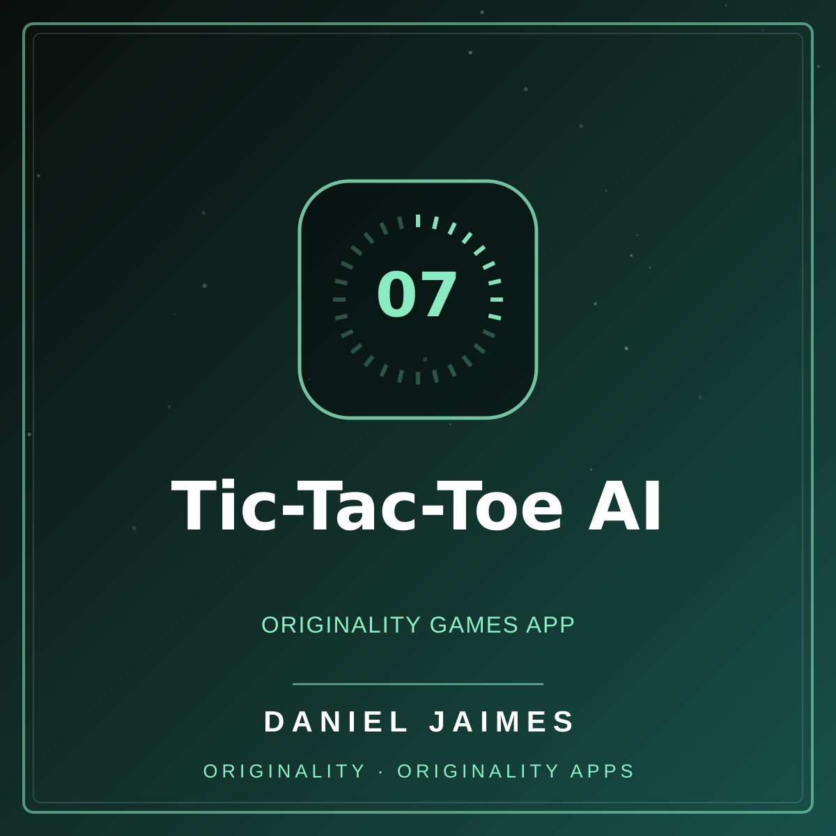 Tic-Tac-Toe AI — Originality Games App