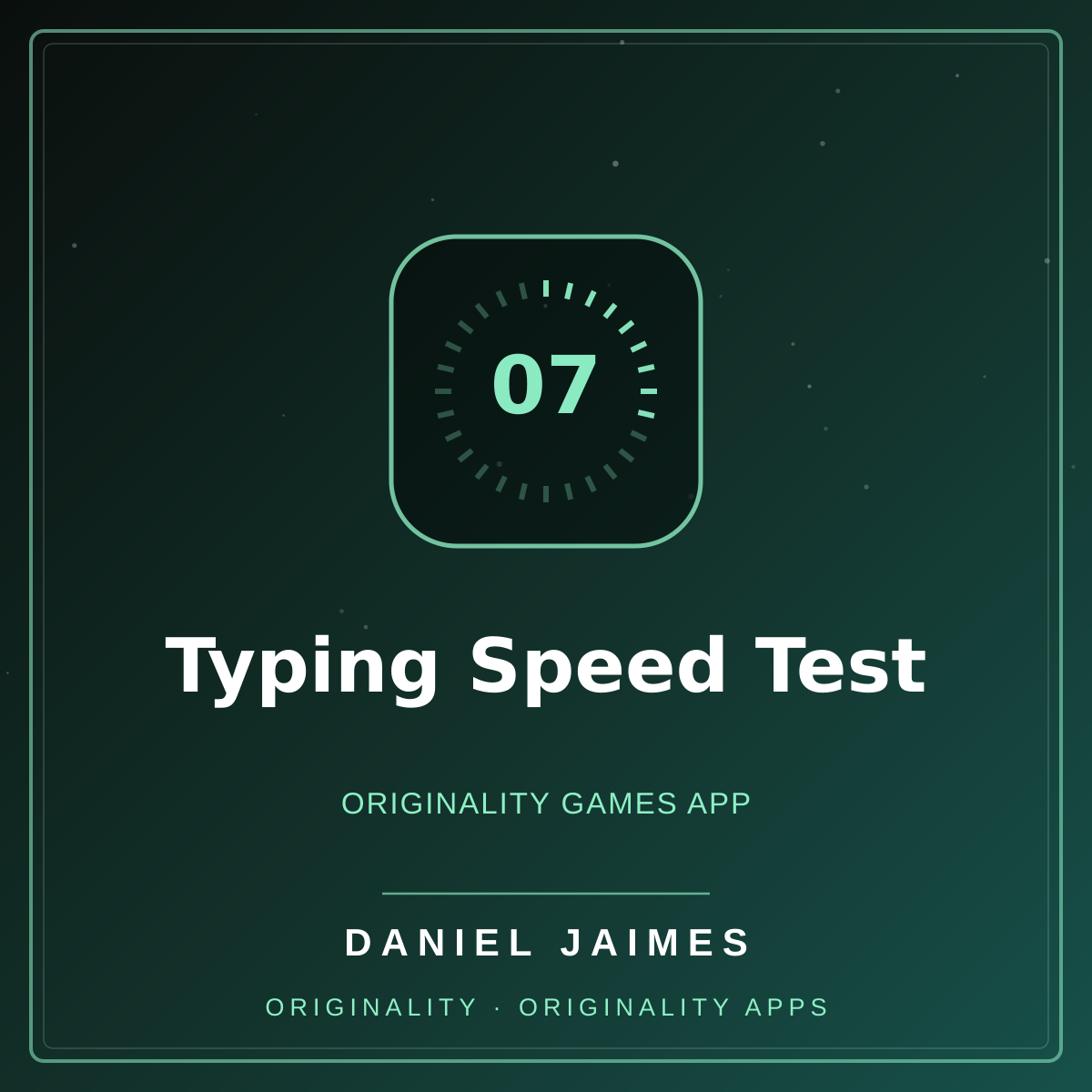 Typing Speed Test — Originality Games App