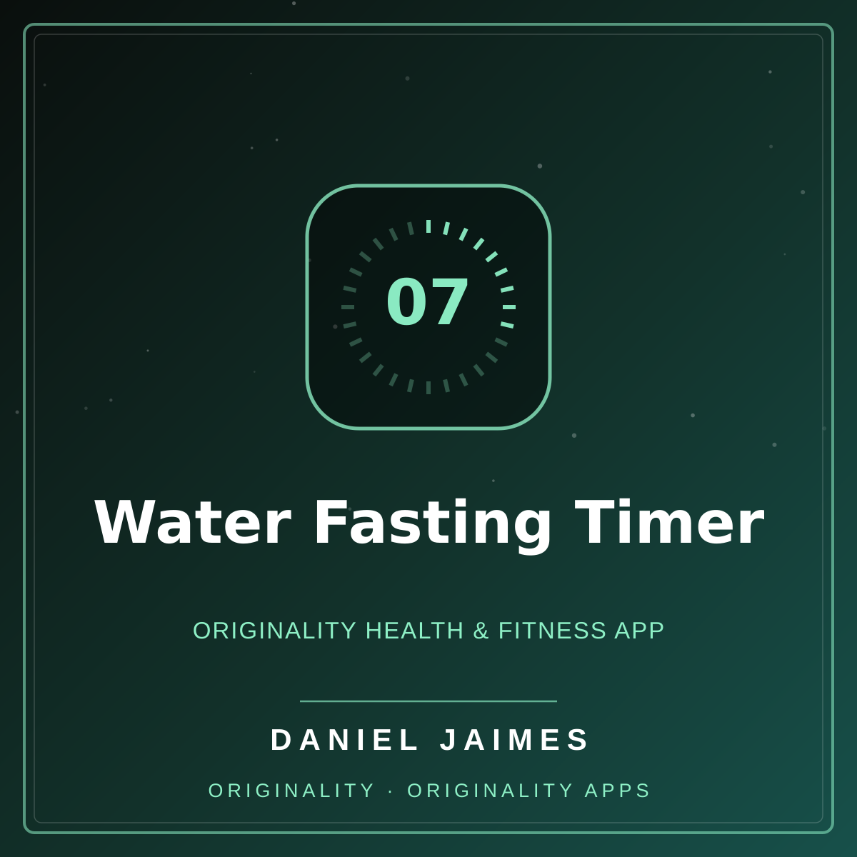 Water Fasting Timer — Originality Health & Fitness App