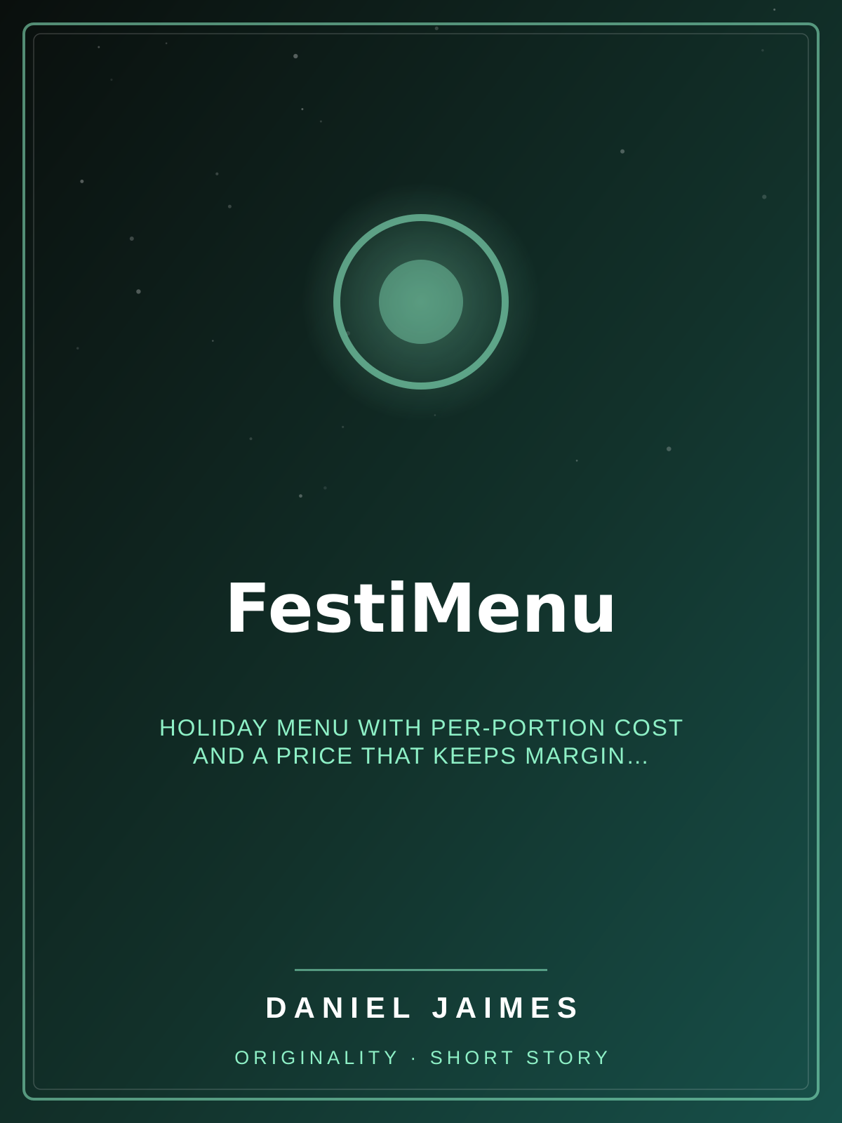 FestiMenu — Holiday menu with per-portion cost and a price that keeps margin (EN/繁/ES)