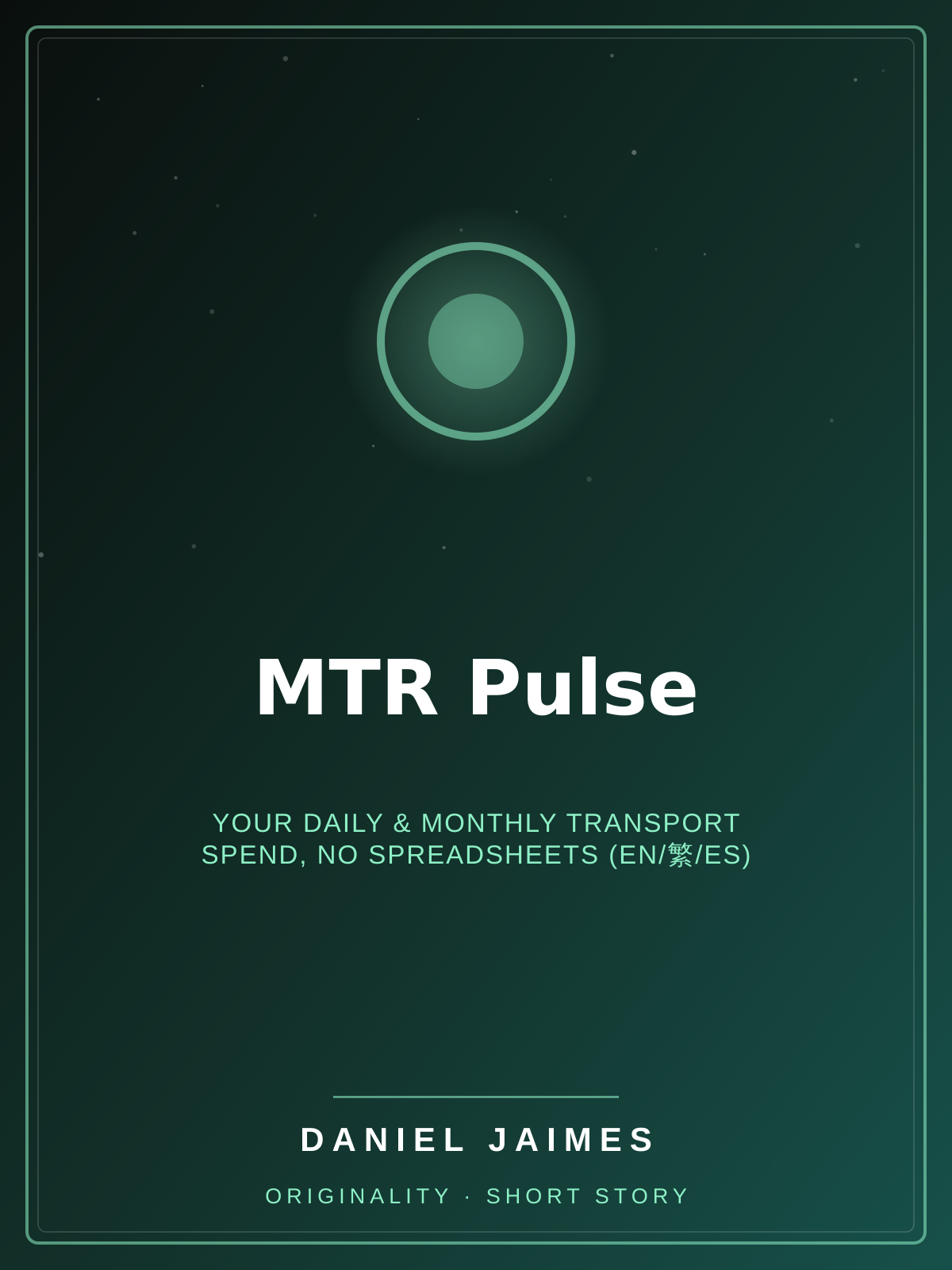 MTR Pulse — Your daily & monthly transport spend, no spreadsheets (EN/繁/ES)