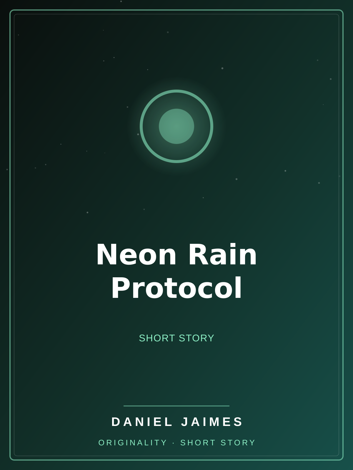 Neon Rain Protocol — Illustrated Short Story