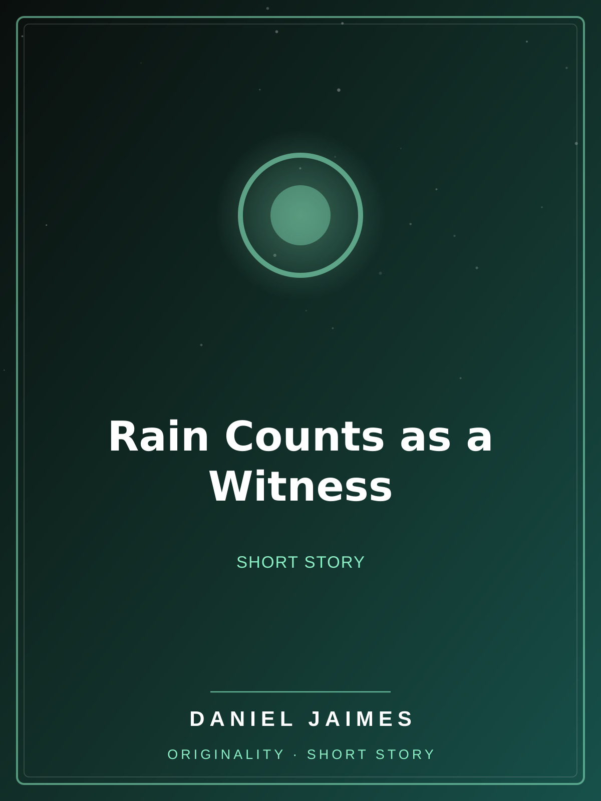 Rain Counts as a Witness — Illustrated Short Story
