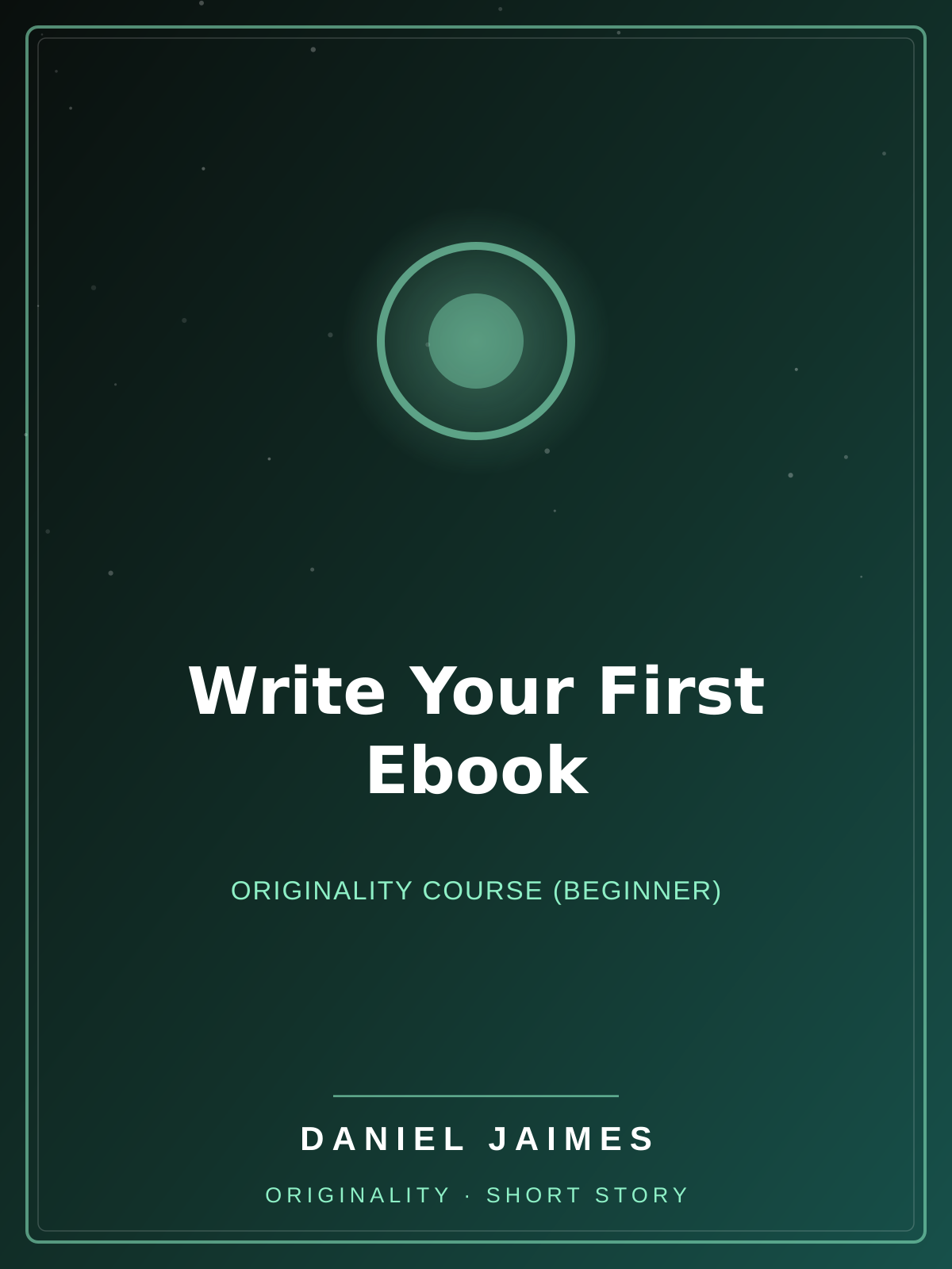 Write Your First Ebook — Originality Course (Beginner)